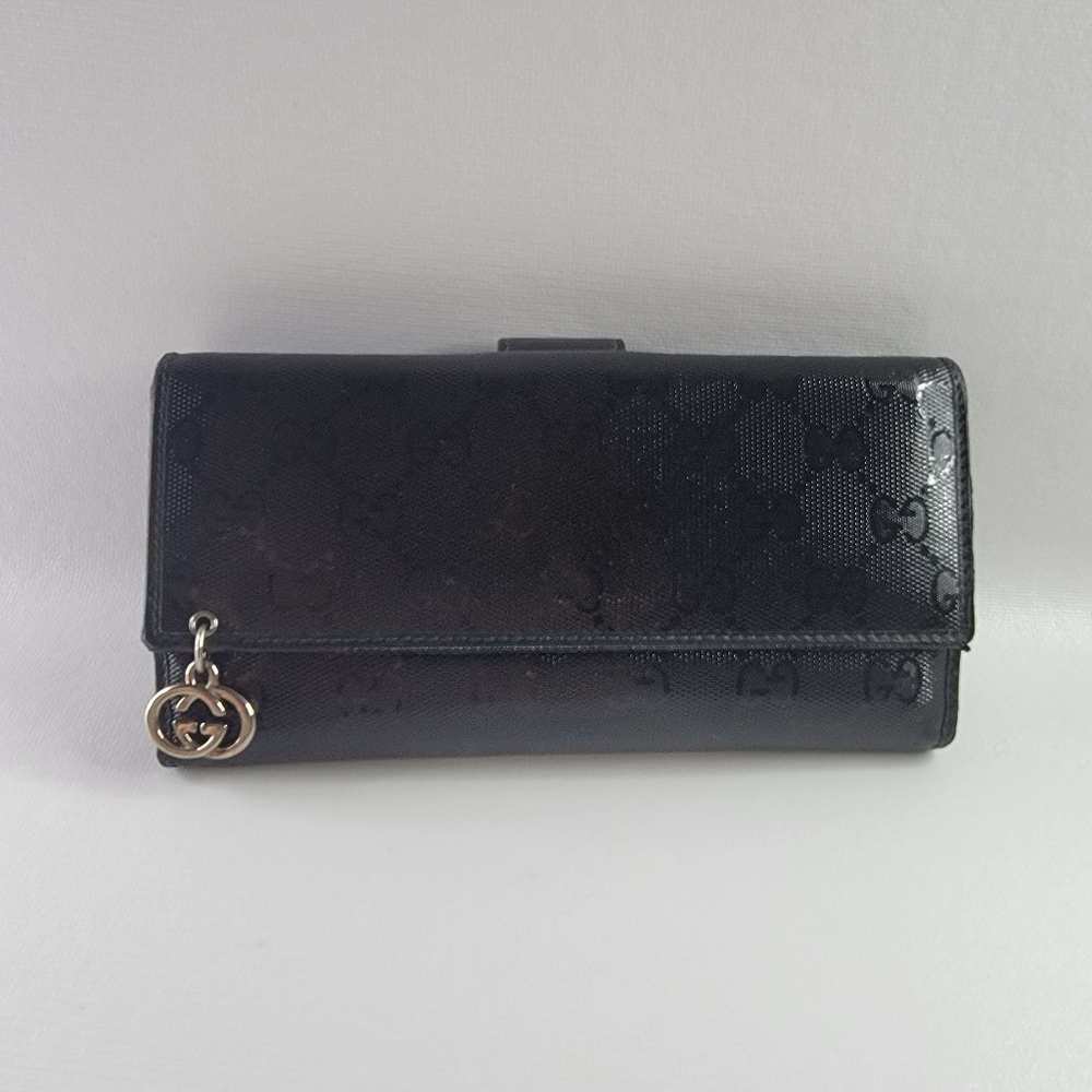 GUCCI GG Implement PVC Long Wallet